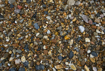 background of stones, network of rocks on a beach