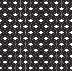 Black and white pattern geometric abstract graphic
