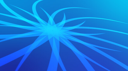 Many linear shapes slide in a plane to form a pattern. 