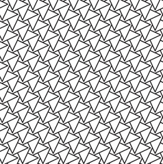 Black and white pattern geometric abstract graphic