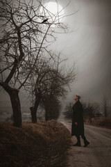 walking in the fog moon