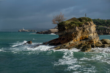 La Magdalena beach, Santander. Spain