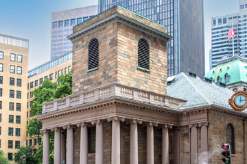 King's Chapel on the Freedom Trail Boston Massachusetts USA