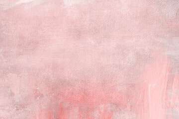 Abstract pink canvas painting