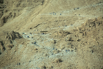 Fototapeta na wymiar Masada National Park, Judea, Israel