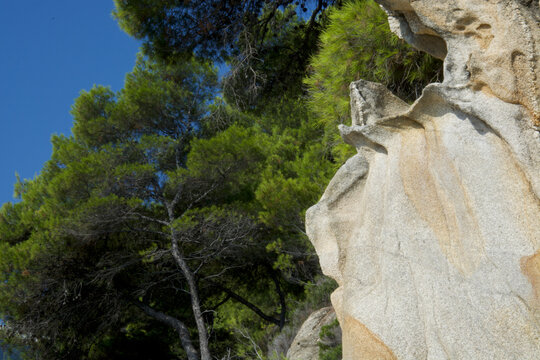 rock and sky