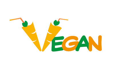 Vegan Symbol Logo