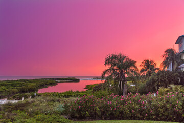 Fototapeta na wymiar Florida Sunset