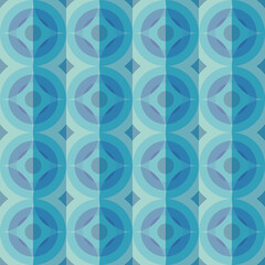 Background blue colors. Abstract geometric seamless pattern design. Blue color. Mosaic decorative structure. Vector illustration. 