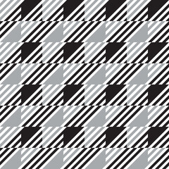 Obraz premium Background geometric abstract design in black, gray and white color. Abstract seamless pattern. Diagonal stripes shapes. Vector illustration. 