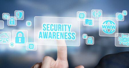 Internet, business, Technology and network concept. Cyber security data protection business...