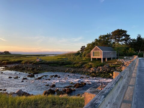 Sunset at Cape Cod Marsh