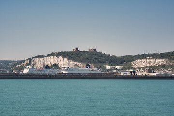 Port of Dover as seen from approaching ferry