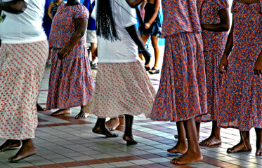 Grupo folclórico de Jongo. São Paulo