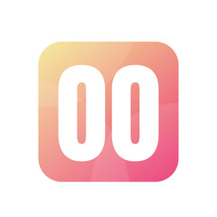 OO Letter Logo Design With Simple style