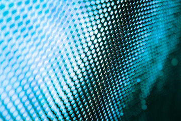 Fototapeta premium CloseUp LED blurred screen. LED soft focus background. abstract background ideal for design.