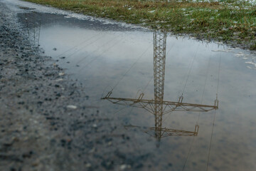 Hochspannungsleitungen