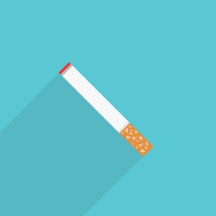 Cigarette icon. Vector illustration.
