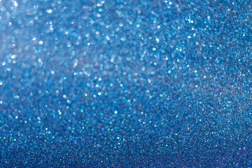 Shiny blue glitter texture background stock images. Texture of blue glitter shiny background. Abstract blue shiny background with copy space for text.