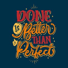 Naklejka premium Art & Illustration quote lettering vector