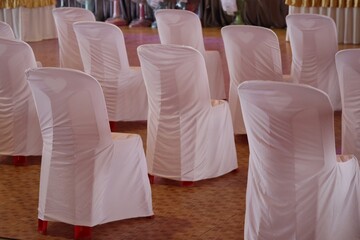 wedding chairs in a restaurant