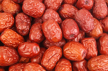 Red dates or jujube background