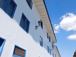 Building Facade in a Cusco Town