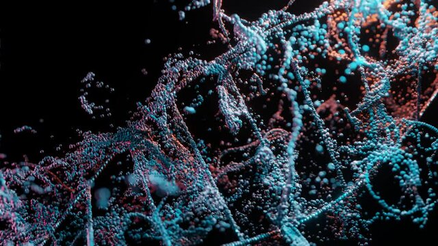 DNA helix close-up