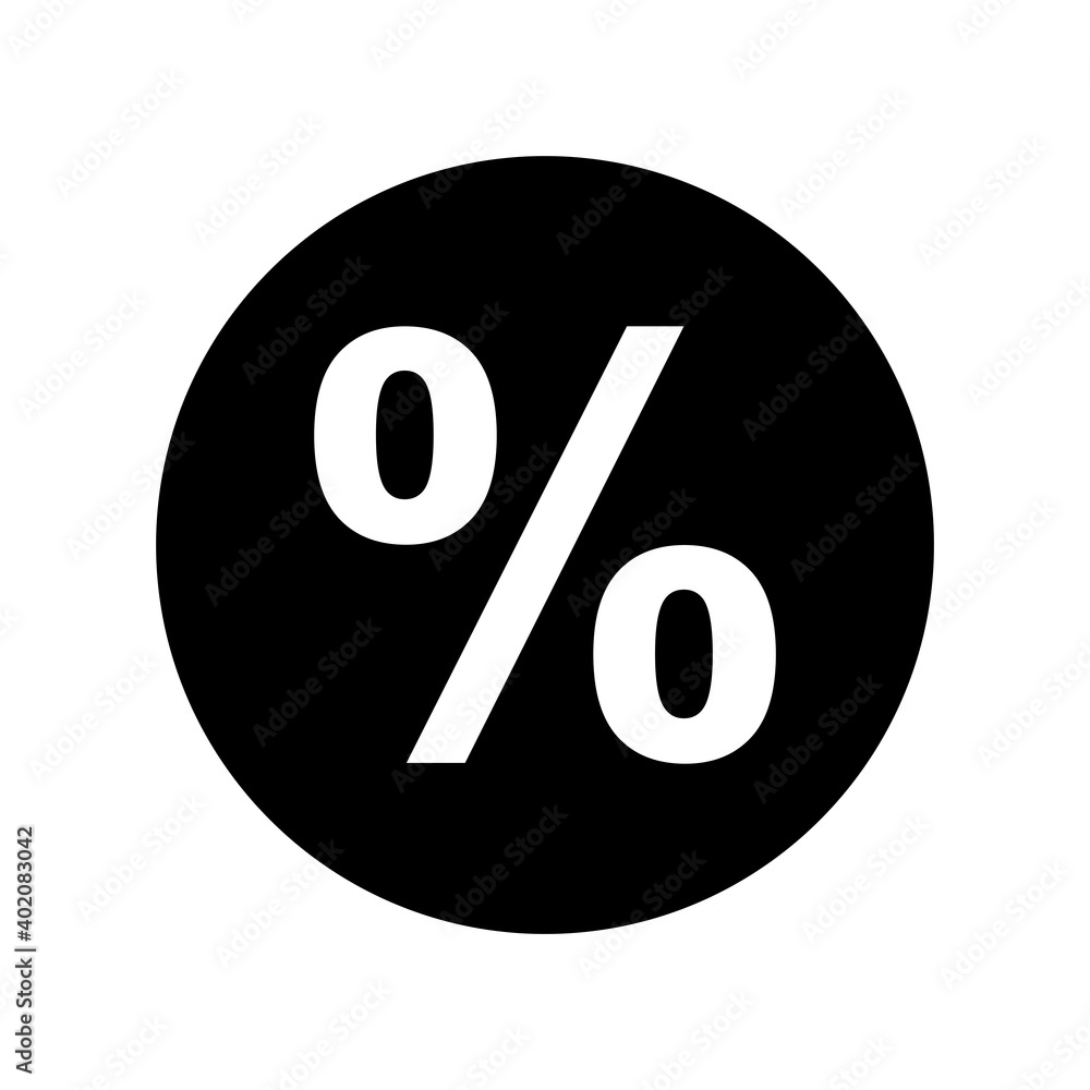 Poster discount icon. simple design editable. design template vector