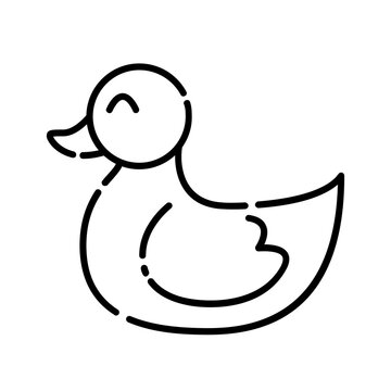 recommend clip art: Baby rubber duck, Icon design, Vector, Clip art, Illustration, Line icon design Style.