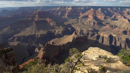 wide shot from powell point of the grand canyon