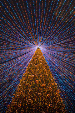 El &aacute;rbol de navidad de la Ciudad de Puebla, M&eacute;xico