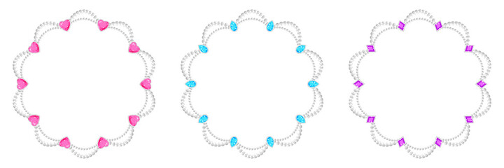 宝石／サークル／ガーリー／C