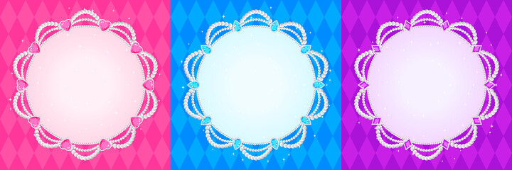 宝石／サークル／ガーリー／D © awazi