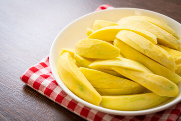 fresh green and golden mango