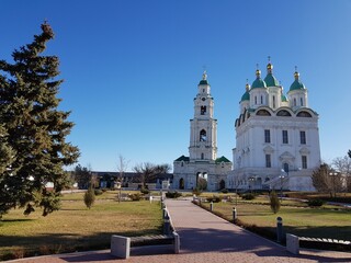 Ancient Orthodox Cathedral in the Astrakhan Kremlin