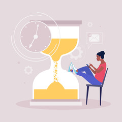 Procrastination concept