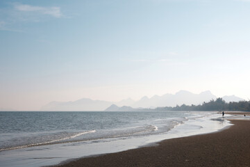 Beautiful tropical beach , beach and sea in Thailand