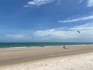 Beautiful tropical beach , beach and sea in Thailand