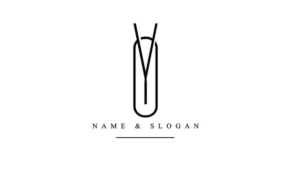 OY, YO ,O, Y abstract vector logo monogram template