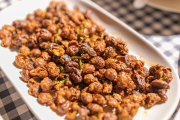 fried spicy coffee shell