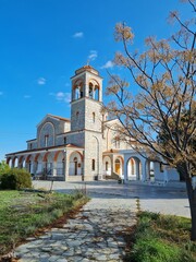 Fototapeta na wymiar Archeological Historical Buildings in Cyprus