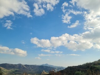 Panoramic Landscape view in Cyprus