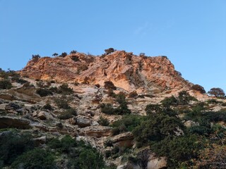 Fototapeta na wymiar Landscape panoramic view in Cyprus