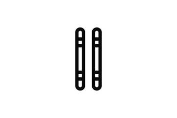 Martial Art Outline Icon - Stick