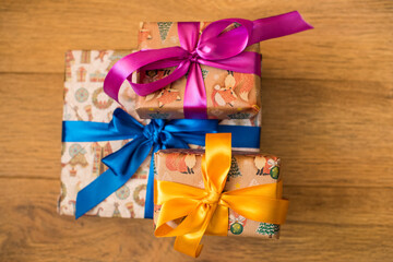 Beaty gift box with ribbon