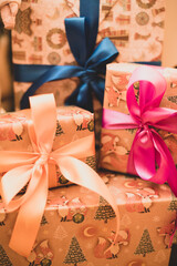 Beaty gift box with ribbon