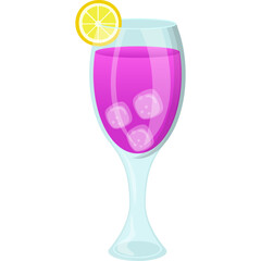 Flower Juice Flat Icon 