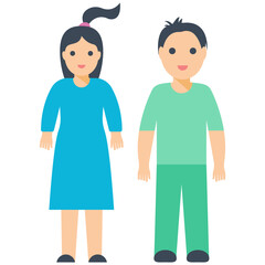 Couple Flat Icon