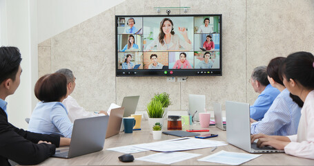 web conferencing in office